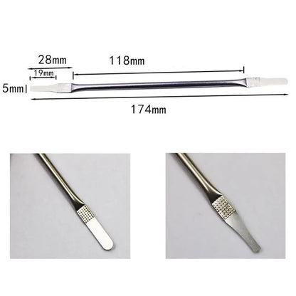 Phone Repair Tools Kit – Disassembly Blades, Pry Tools, Metal Kit & Adhesive Remover for CPU & IC Chip Repair   1/2