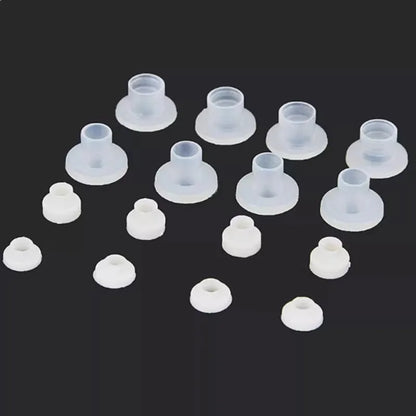 M2-M16 Nylon Step T-Type Washers — Plastic Insulated Crystal Gaskets for M2, M3, M4, M5, M6, M8, M10, M12, M14, M16