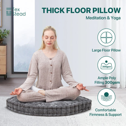 Triangular Reading Cushion - Removable Adjustable Floor Pillow & Portable Chair Support