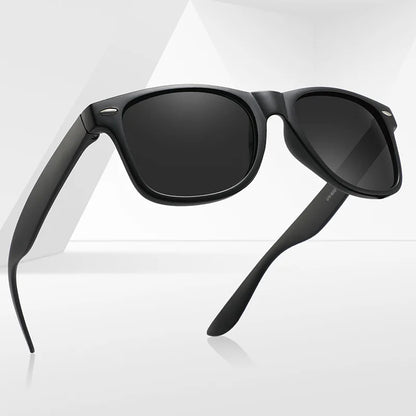 Classic Square Sunglasses – Men & Women UV400 Driving, Fishing & Sports Eyewear
