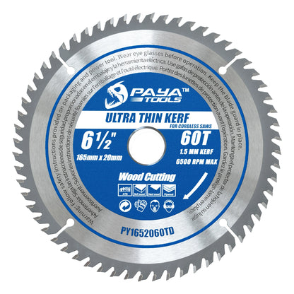 PAYA TCT Circular Saw Blade - ATB Framing Blade for Wood Cutting, TÜV Rheinland Tested & Certified