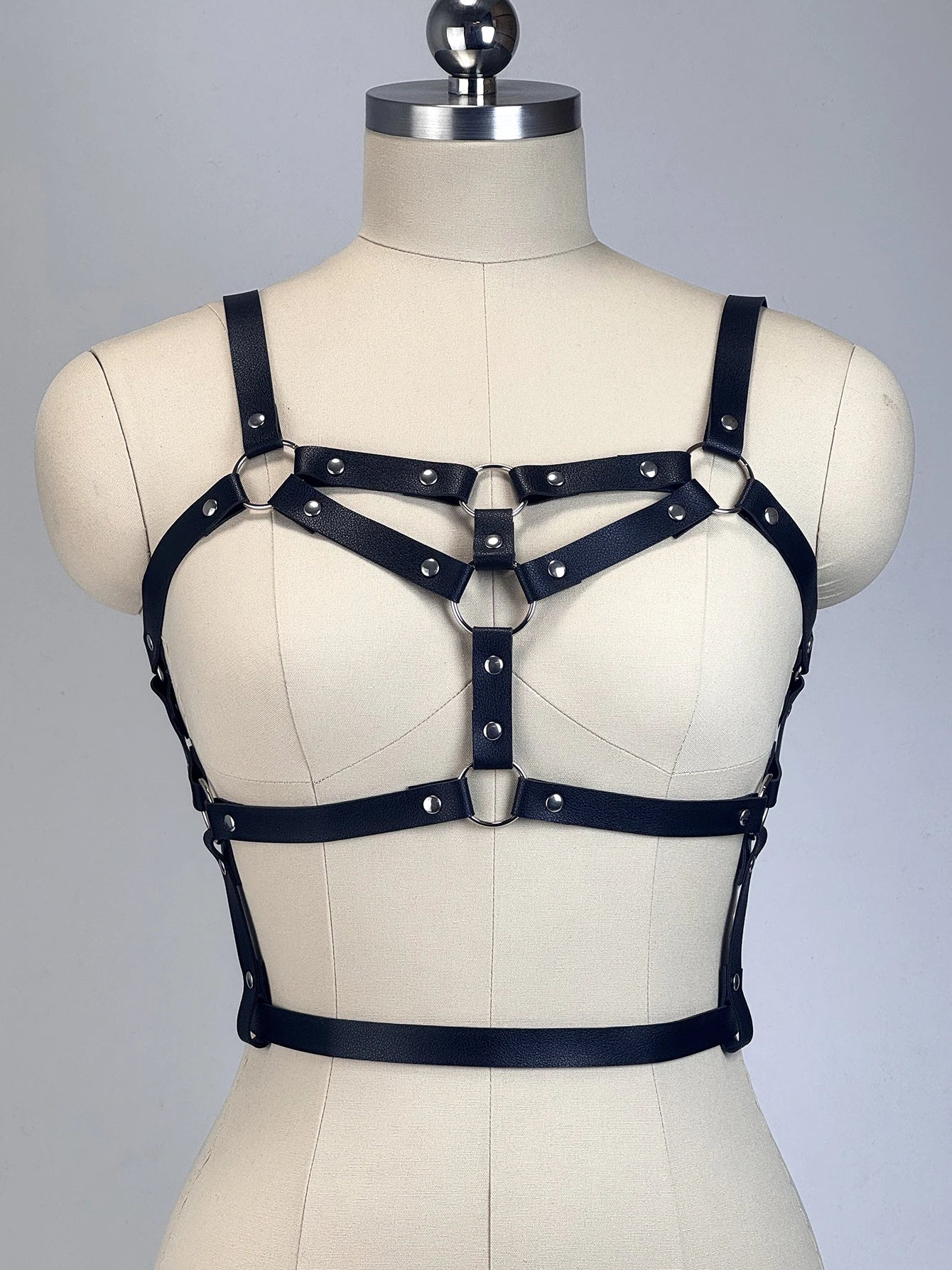 Women’s Punk Fashion Body Harness Belt, Gothic Street Style Waist Corset Suspenders Clothing Accessory