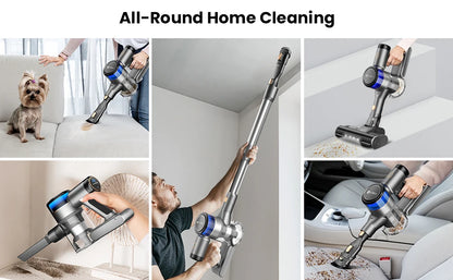 INSE S9 Stick Cordless Vacuum Cleaner - 400W, 30KPa Suction, Up to 55 Mins Runtime, 9-in-1 for Hardwood, Pet Hair, Home and Car