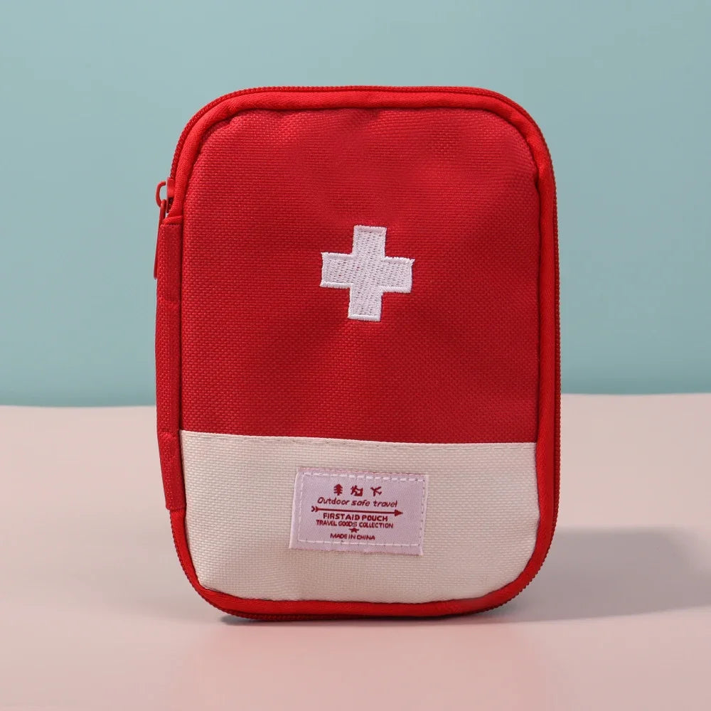 Portable Medicine Bag – Cute First Aid Kit Organizer, Medical Emergency Kits for Outdoor Travel & Household Pill Storage