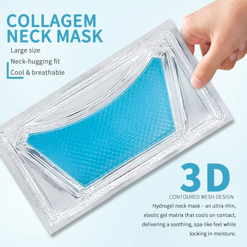Collagen Neck Mask - Firming, Brightening, Hydrating & Smoothing Anti-Aging Neck Care