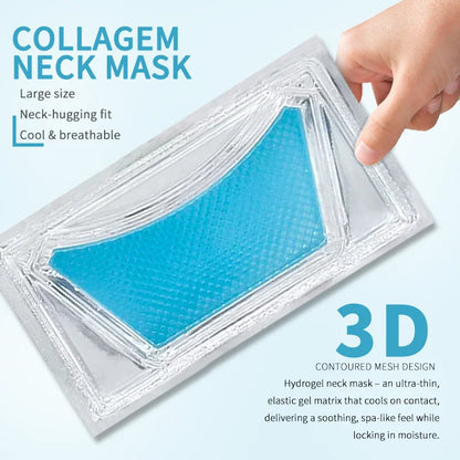 Collagen Neck Mask - Firming, Brightening, Hydrating & Smoothing Anti-Aging Neck Care