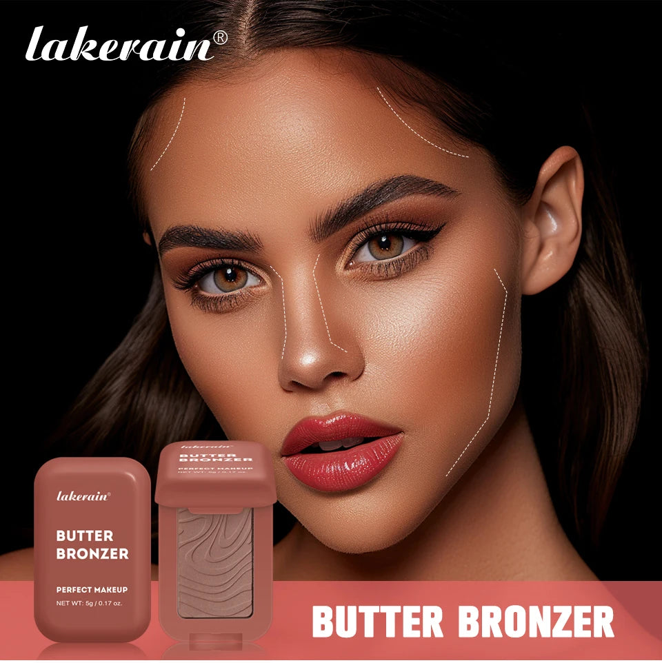 Professional Makeup Powder Blush - 12HR Wear, Vegan Formula, Pink Cream Blusher Palette for Face Cosmetics