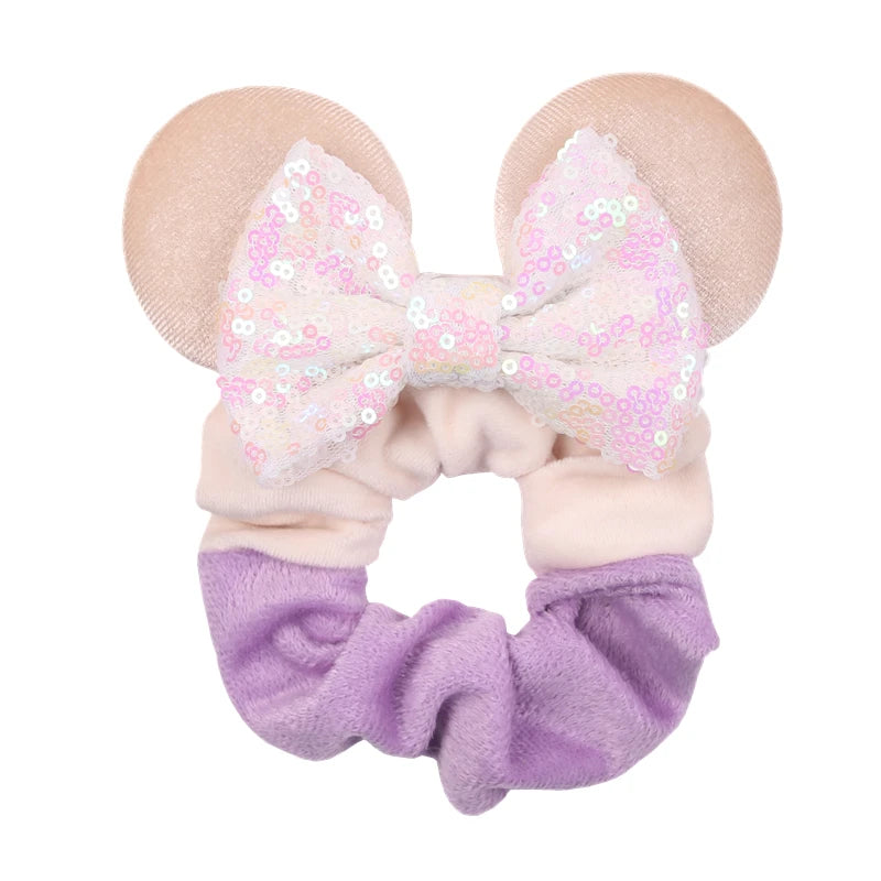 Velvet Mouse Scrunchies - Cute Elastic Ponytail Holders & Hair Accessories for Girls