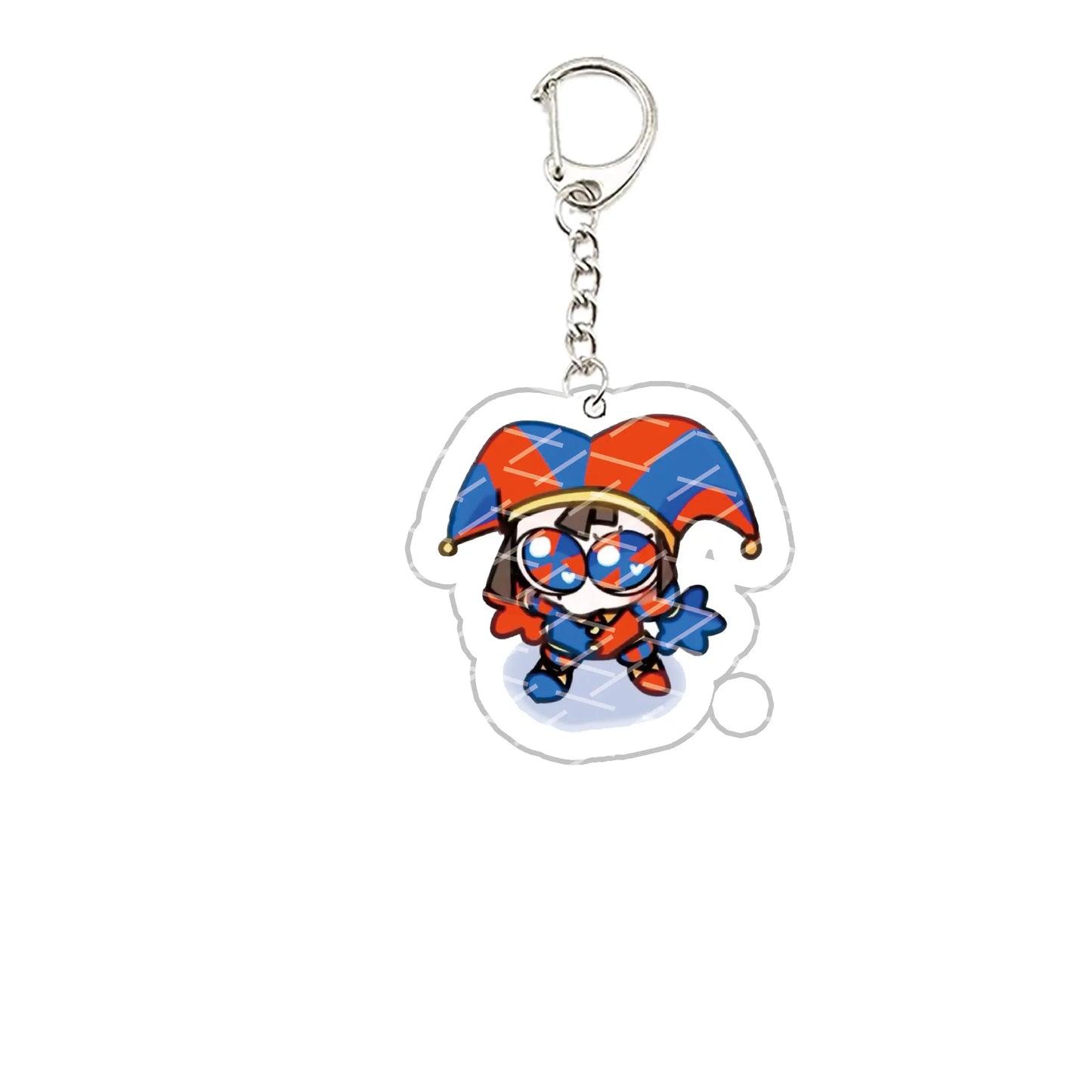 The Amazing Digital Circus Acrylic Keychain – Pomni, Jax, Ragatha, Gangle & Kinger Fan Gift Keyring for Bags & Accessories