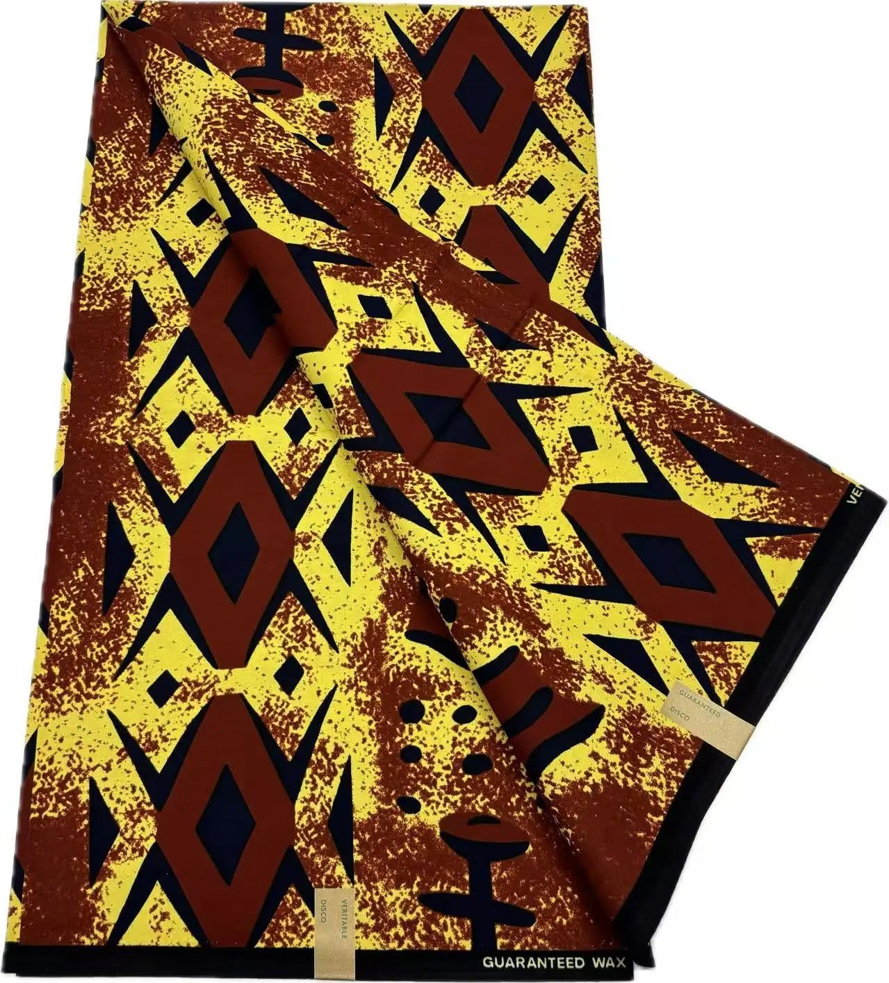 100% Cotton African Ankara Wax Fabric - Soft Real Wax Print for Dresses
