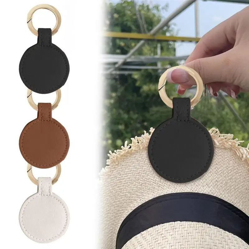 Travel Essential: Magnetic Hat Clips for Bags - Keep Your Hat Secure on Backpacks and Luggage