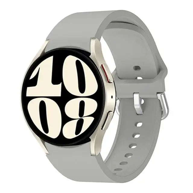 Samsung Galaxy Watch Silicone Sport Band - Replacement Strap for Galaxy Watch 4, 5, 6, 7, 5 Pro and Classic 40mm, 44mm, 45mm