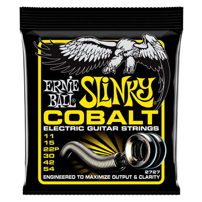 ERNIE BALL 2721 2723 2727 Cobalt Electric Guitar Strings - Rock Musicians' First Choice 6-String Digital String