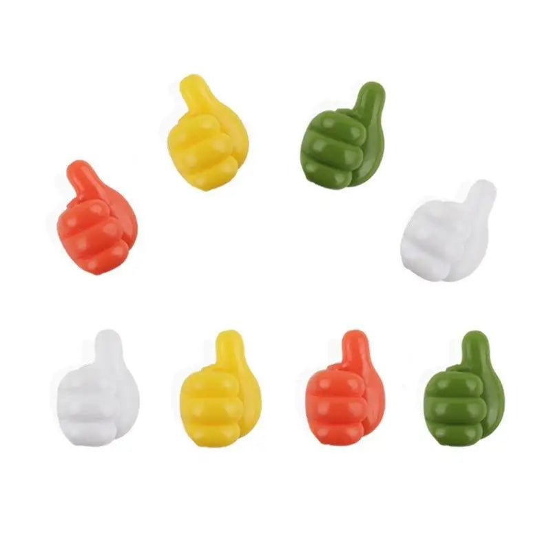 Hand-shaped Rubber Glasses Holder: Self-Adhesive Mini Hook for Cable, Power Cord, Charging Line - Car Storage Organizer & Decorative Gadget