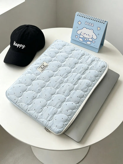 Puffy Laptop Sleeve Case - Soft Protective Notebook & Tablet Pouch for 11–16 Inch MacBook, Lenovo, Dell & Xiaomi Devices