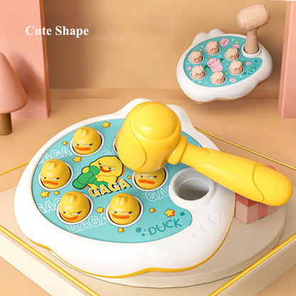 Duck/Frog/Pig Baby Toy: Montessori Learning Game Educational Puzzle with Hammer | Gift for 12-24 Months Toddler Boy/Girl