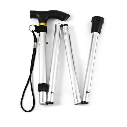 Hiking Camping Mountaineering Poles - Telescopic Walking Stick Trekking Poles Folding Cane Crutches Pole, Unisex