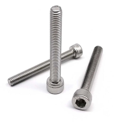 5/10pcs M3–M8 DIN912 Allen Head Bolts – 304 A2 Stainless Steel Hex Socket Cap Screws, Ultra Long 100mm