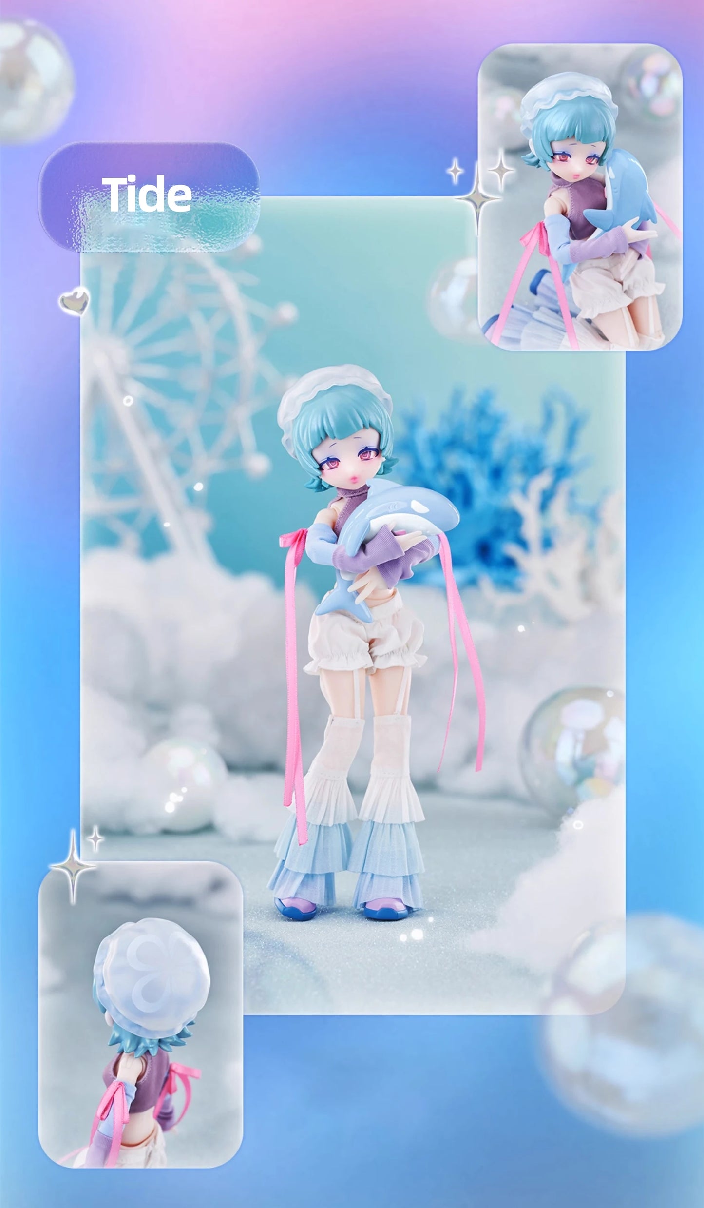 Eve Lynna Dream Park Series BJD Movable Doll – Kawaii Blind Box Anime Figurine, Trendy Surprise Toy Gift for Boys & Girls
