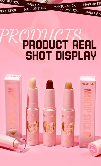 MLSMILE 8-Color High Gloss Pearl Contouring Stick – Face Brightening & 3D Shadow Sculpting Pen