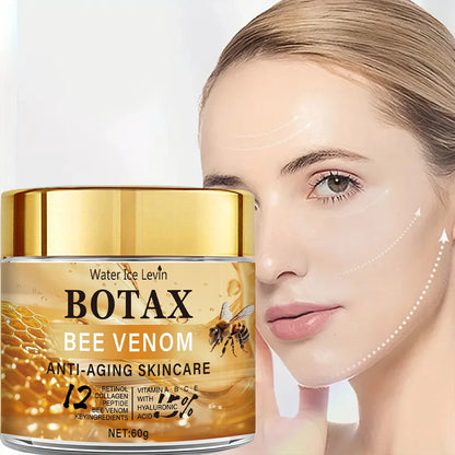 Peptide Bee Venom Cream with Retinol - Hydrating, Plumping & Vitamin-Infused Skin Renewal Moisturizer