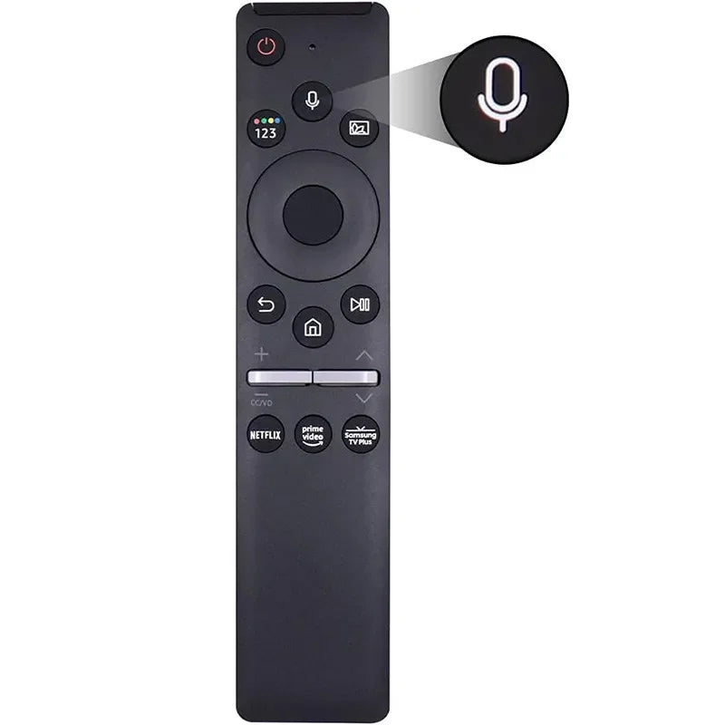 BN59-01330A / BN59-01329A Replacement Voice Remote Control — Compatible with Samsung LED, QLED, UHD, SUHD, HDR, LCD, 4K, 8K, 3D Curved Smart TVs