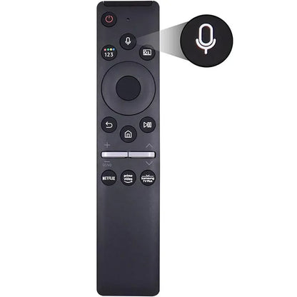 BN59-01330A / BN59-01329A Replacement Voice Remote Control — Compatible with Samsung LED, QLED, UHD, SUHD, HDR, LCD, 4K, 8K, 3D Curved Smart TVs