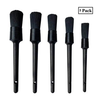 1/5x Car Detailing Brushes – Soft Auto Cleaning Brush for Wheels, Interior & Exterior Dust Removal