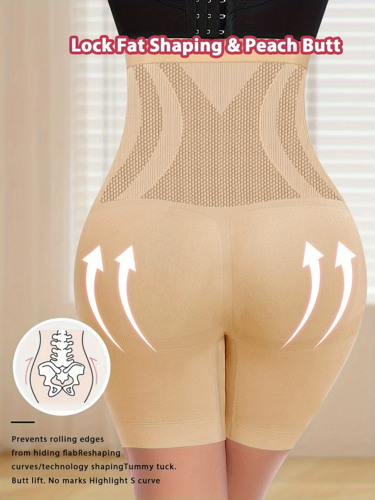 Women's High-Waist Seamless Panties - Tummy-Contouring Comfortable Full-Coverage Underwear