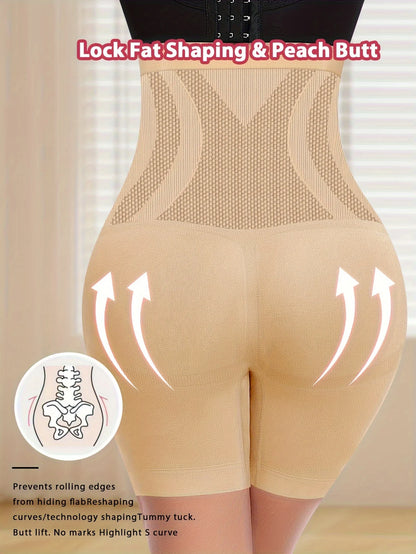 Women's High-Waist Seamless Panties - Tummy-Contouring Comfortable Full-Coverage Underwear