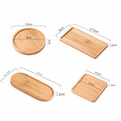 Bamboo Storage Tray – Wooden Bathroom Organizer for Shampoo, Body Wash & Toiletries, Multi-Function Countertop Accessory