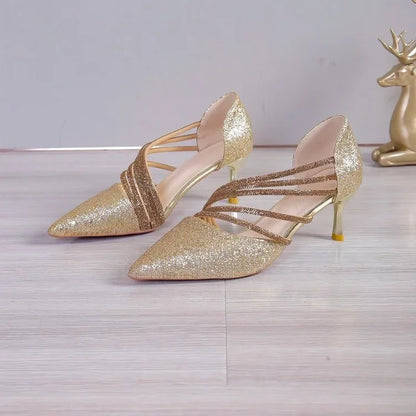 Women’s Velvet Leather Sandals - Comfortable Low-Heel Suede Casual Shoes