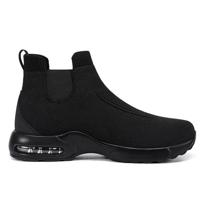 LARNMERN Steel Toe Water Resistant Work Boots for Men & Women Non-Slip Safety Sneakers Slip-On with Air Cushion