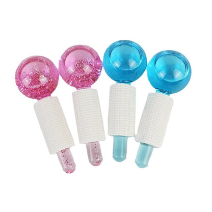 Face Roller Ice Globes – Tightening, Redness Soothing & Wrinkle Removing Facial Massager for Skin Care