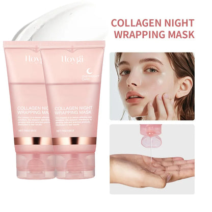 Overnight Collagen Peel-Off Mask Set – Night Mask for Deep Moisturizing