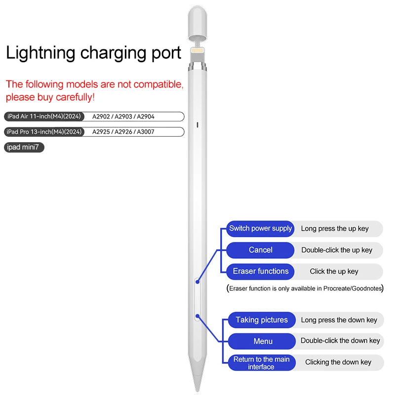 Special Stylus Pen for iPad – Professional Touch Screen Apple Pencil Accessory