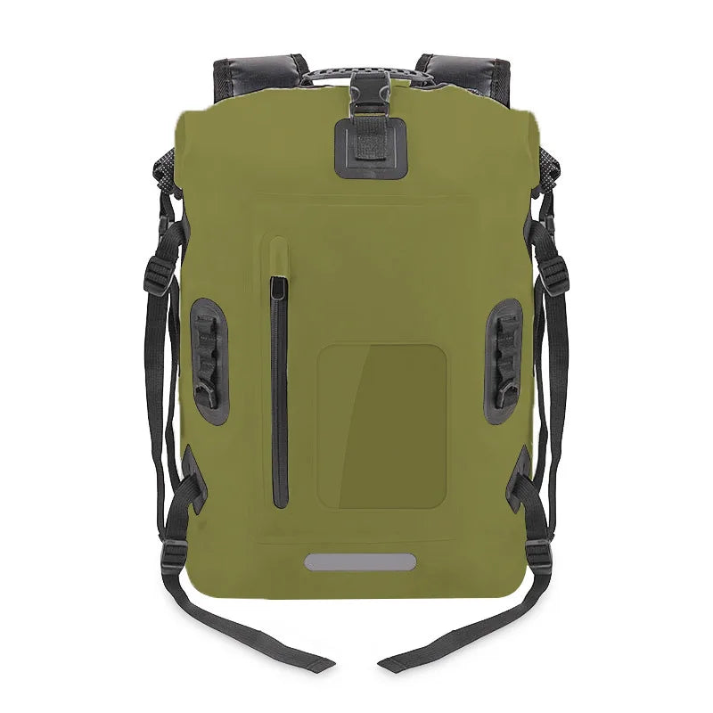 30L Waterproof Drift Bag – Swimming Backpack for River Trekking, Diving, Rafting, Canoeing & Kayaking, Wet/Dry PVC Camping Bag