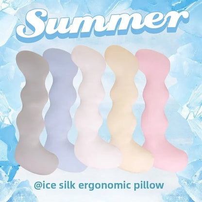 Ice Silk Cooling Body Pillow - Summer Sleeping & Leg Hugging Pillow for Women