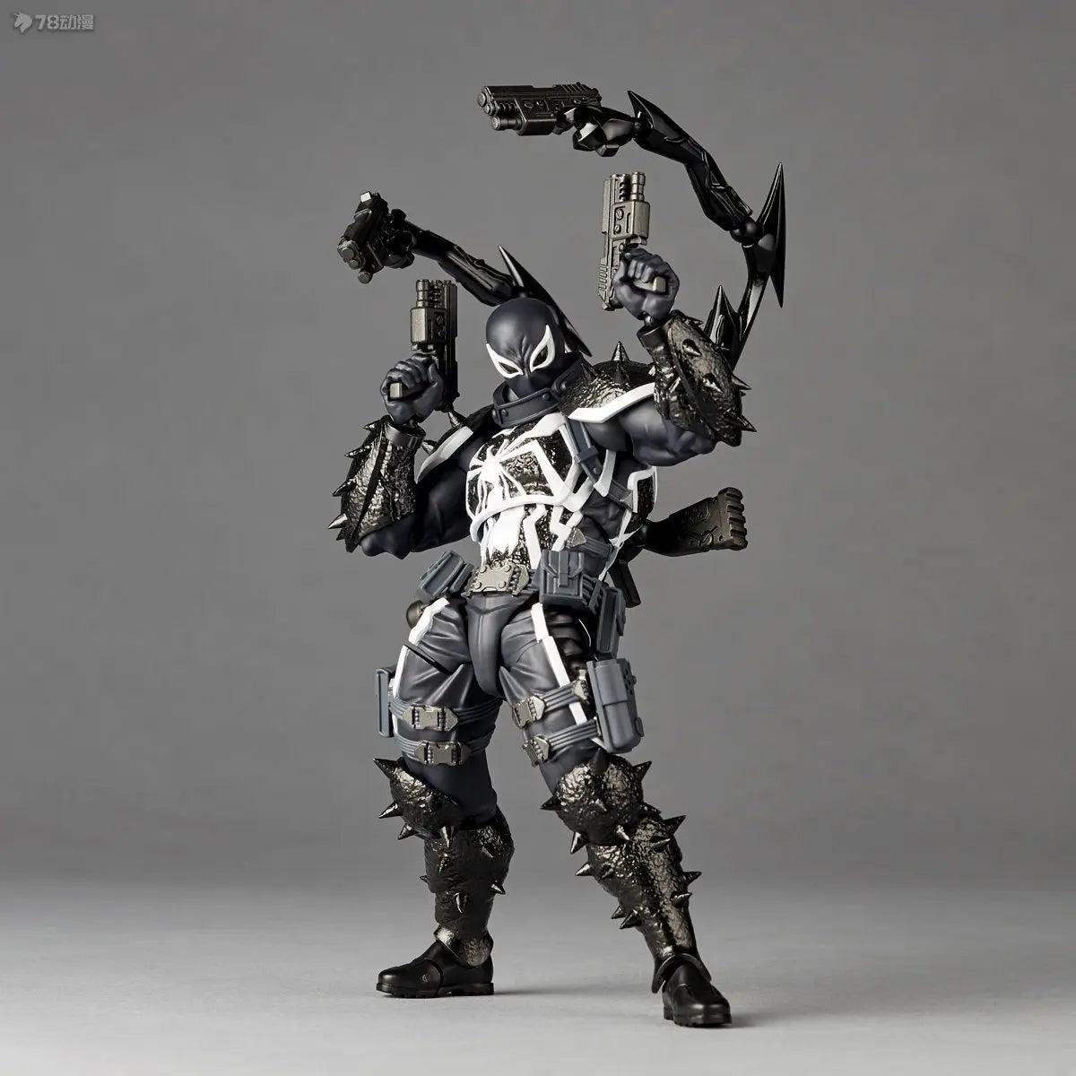 CT White Venom Action Figure – High-Quality KO Model with Accessories, Collectible Figurine Statue Ornament Christmas Gift