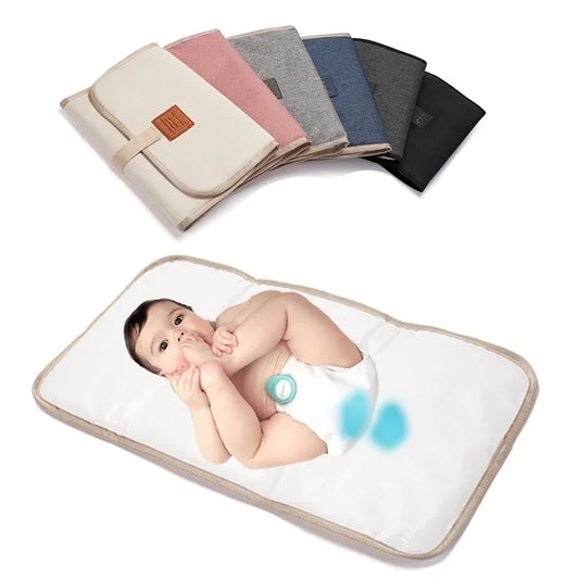 Portable Baby Diaper Changing Mat - Waterproof Foldable Washable Travel Play Mat