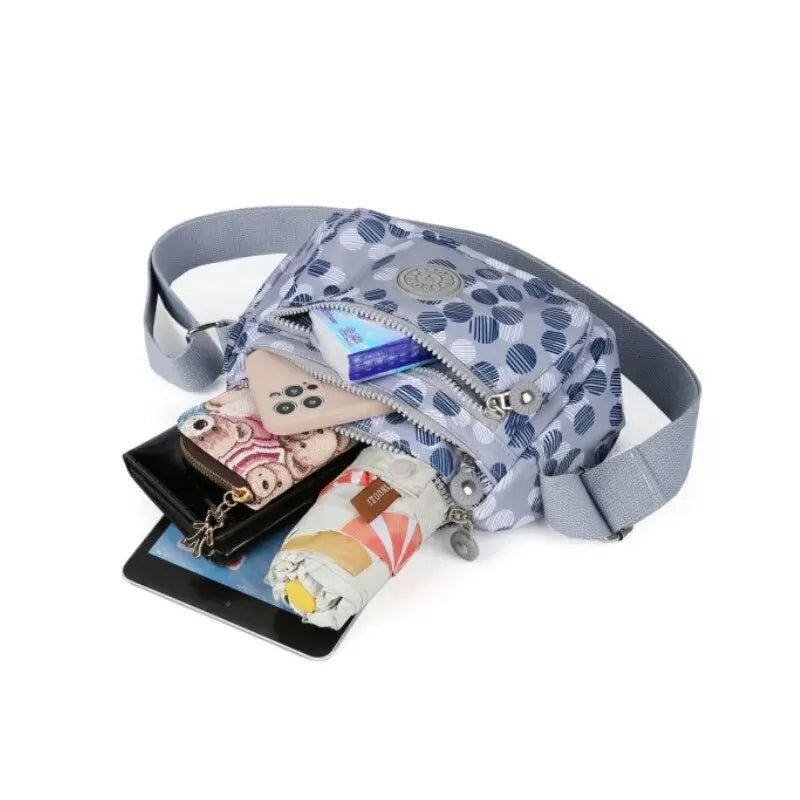 Nylon Oblique Crossbody Bag for Women - Stylish Shoulder Bag, Fashionable and Practical Mother Bag