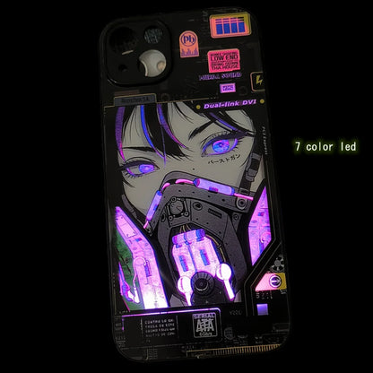 DIY Custom LED Phone Case - Glowing Anime Cartoon Cover for Samsung Galaxy A17, A16, A15, A14, A12, S20 FE, S21, S22, S23, S24, S25 & S26 Series