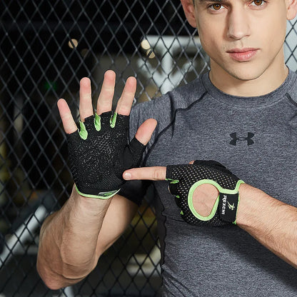 Gym Fitness Gloves – Half Finger Weight Lifting & Training Gloves for Men & Women, Workout Hand Protection