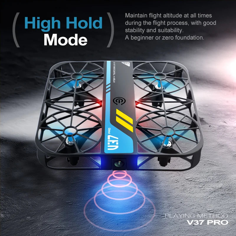 4DRC V37 Mini 8K Drone – Portable 4K HD WiFi FPV Quadcopter with Camera, RC Helicopter Toy & Family Gift