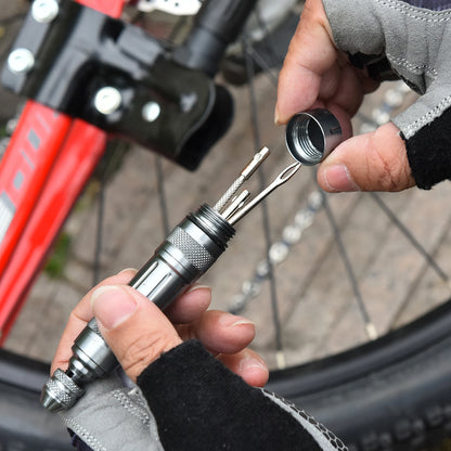 Portable Tubeless Bike Tire Repair Kit — Patch Kit for MTB & Road Bikes