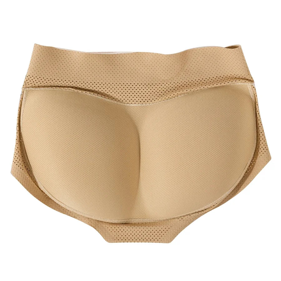 Women’s Padded Butt Lifter Underwear – Mid-Waist Hip Enhancer Body Shaper Panties