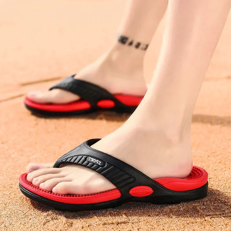 New Summer Fashion Men’s Light Slippers – Casual, Breathable Indoor & Outdoor Footwea