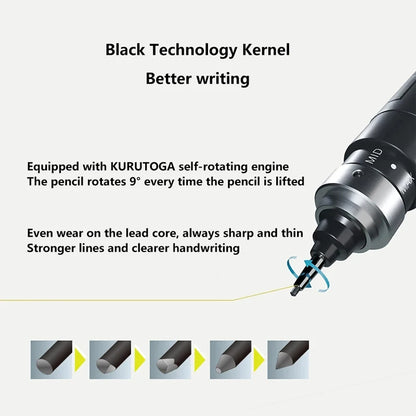 Uni Kuru Toga DIVE Mechanical Pencil 0.5mm M5-5000 – Automatic Self-Rotating Lead Core Pencil for Drawing, Art & Writing Stationery