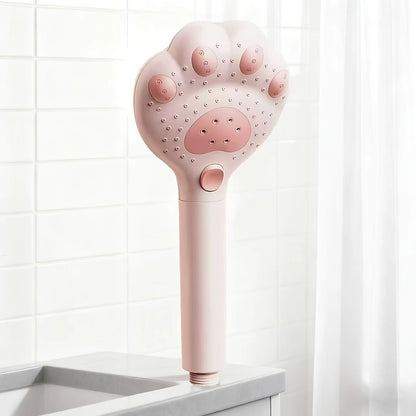 High Pressure Cat Paw Shower Head - 3-Mode Adjustable Filter Water-Saving Bathroom Faucet