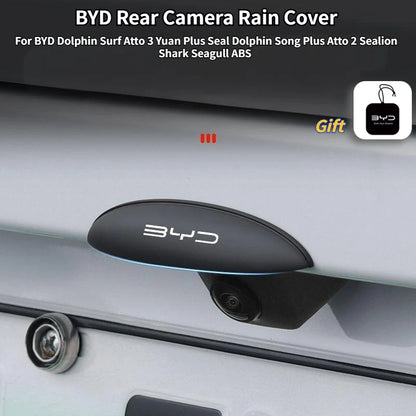 BYD Rear Camera Rain Cover – ABS Protective Shield for Dolphin, Atto 3, Yuan Plus, Seal, Song Plus & Seagull Rear View Camera Accessory